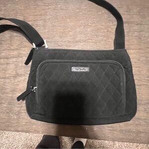 Vera Bradley Black Quilted Shoulder Bag